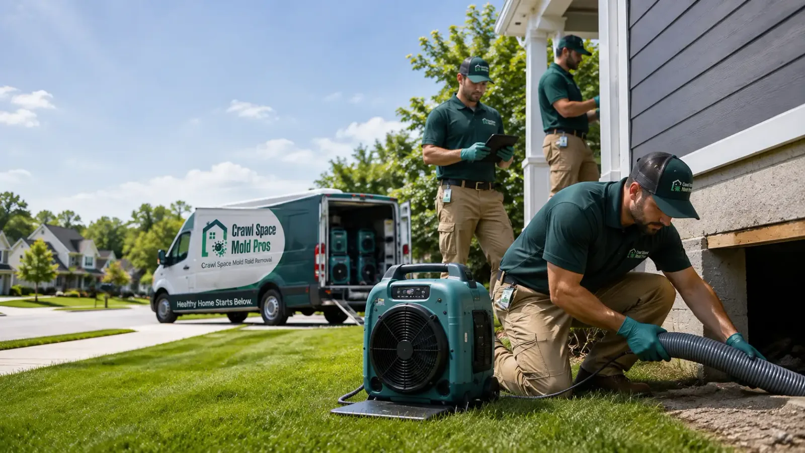 Crawl Space Mold Removal in Little Falls, MN